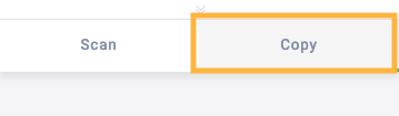 Copy tab